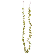 Guirnaldas de flores de navidad 6 uds blanco 250 cm v6870 - Vetonek