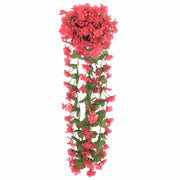 Vetonek Guirnaldas de flores de Navidad 3 uds rosa 85 cm
