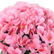 Guirnaldas de flores de Navidad 3 uds rosa 85 cm - Vetonek