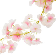 Guirnaldas de flores de navidad 6 uds rosa claro 180 cm v6979 - Vetonek