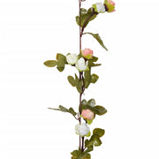 Guirnaldas de flores de navidad 6 uds champagne 215 cm v6993 - Vetonek