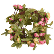 Vetonek Guirnaldas de flores de Navidad 6 uds rosa 215 cm