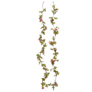Guirnaldas de flores de navidad 6 uds rosa 215 cm v7020 - Vetonek