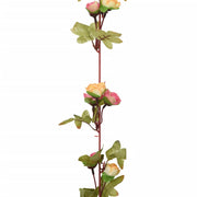 Guirnaldas de flores de navidad 6 uds rosa 215 cm v7020 - Vetonek