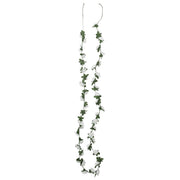 Guirnaldas de flores de Navidad 6 uds blanco 240 cm - Vetonek