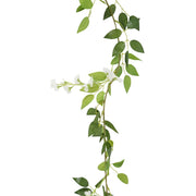 Guirnaldas de flores de navidad 6 uds blanco 200 cm v7112 - Vetonek