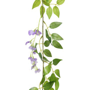 Guirnaldas de flores de Navidad 6 uds morado 200 cm - Vetonek