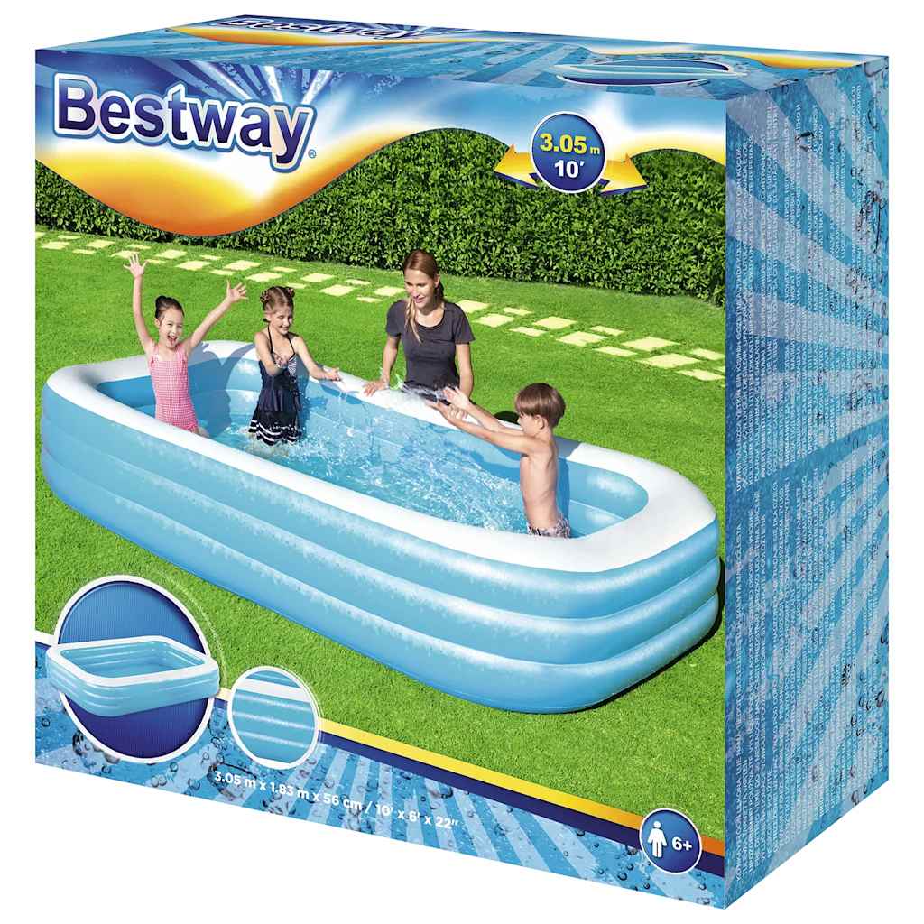 Piscina inflable 305x183x56 cm