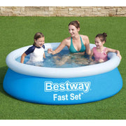Piscina hinchable fast set redonda azul 183x51 cm v2390 Vetonek