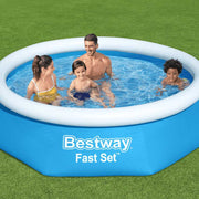 Piscina inflable redonda fast set 244x66 cm v3458 Vetonek