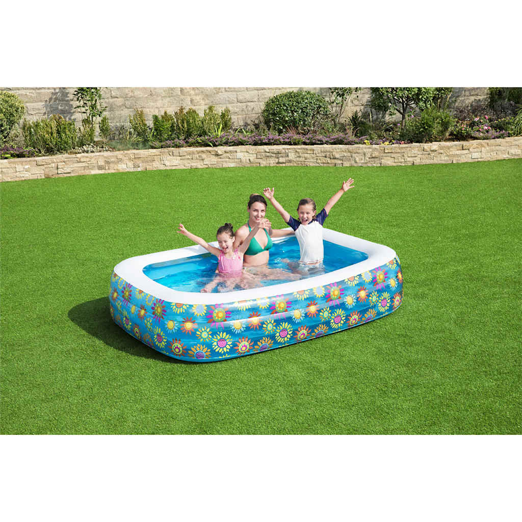 Vetonek Piscina hinchable infantil azul 229x152x56 cm