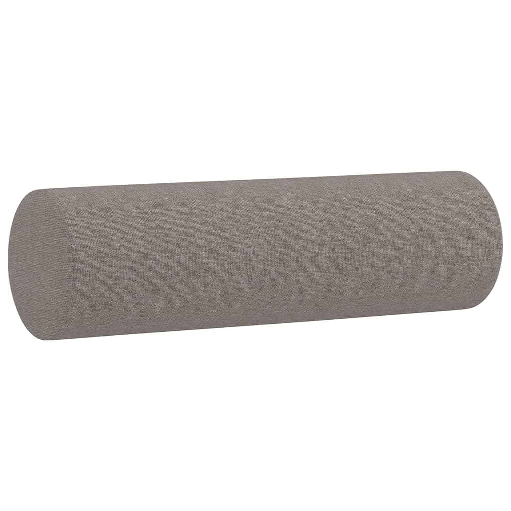 Sofá de 2 plazas con cojines tela gris taupe 120 cm vidaXL