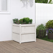 Jardinière en pin blanc massif 60x60x60 cm v5894 Vetonek
