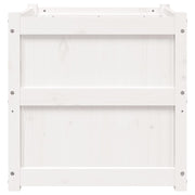 Jardineras de exterior 2 unidades madera maciza de pino blanco v5900 - Vetonek