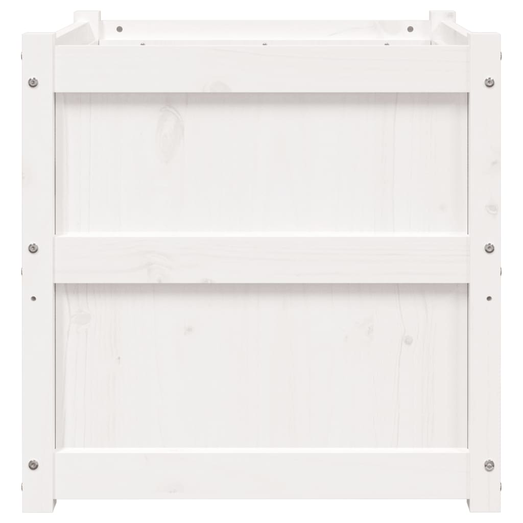 Jardineras de exterior 2 unidades madera maciza de pino blanco v5900 - Vetonek