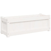 Jardineras de exterior 2 unidades madera maciza de pino blanco v6044 - Vetonek