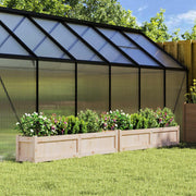 Jardineras de exterior 2 unidades madera maciza de pino v6228 Vetonek