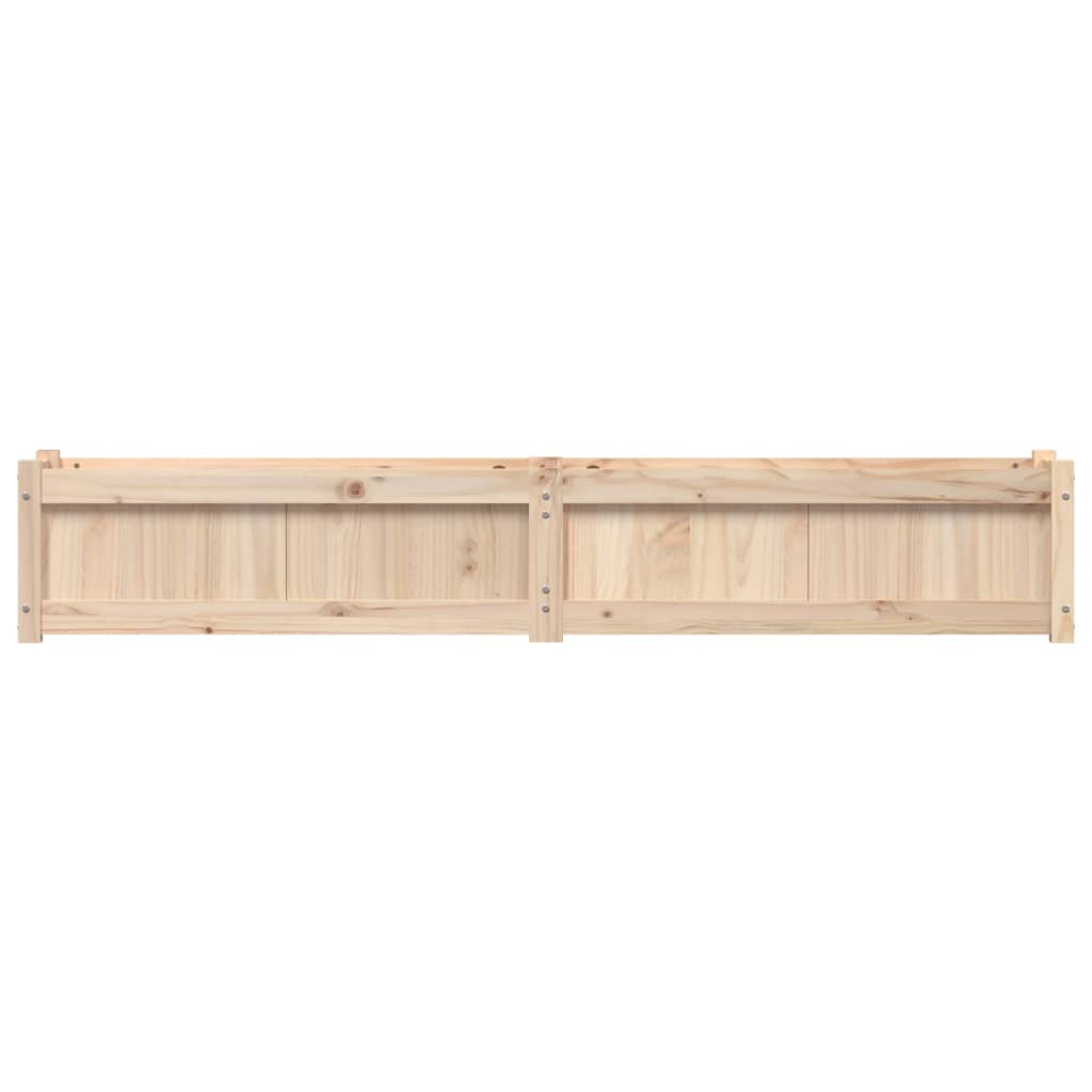 Jardinera de madera maciza de pino 180x31x31 cm vidaXL