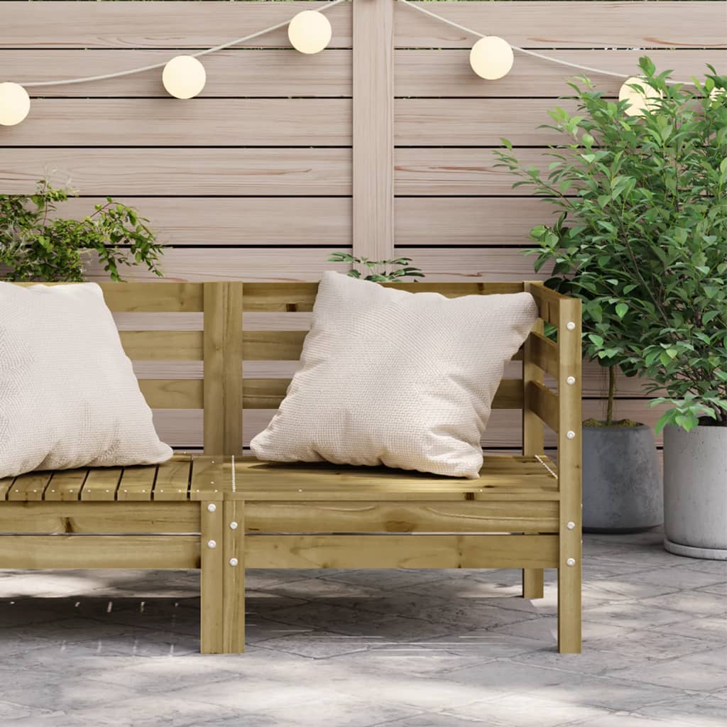 Pino -Impregnated Pine Garden Corner Sofa