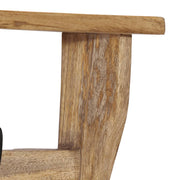 Appendiabiti da parete con 4 ganci in legno massello di mango V9441 Vetonek