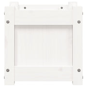 Jardineras de exterior 2 unidades madera maciza de pino blanco v9496 - Vetonek