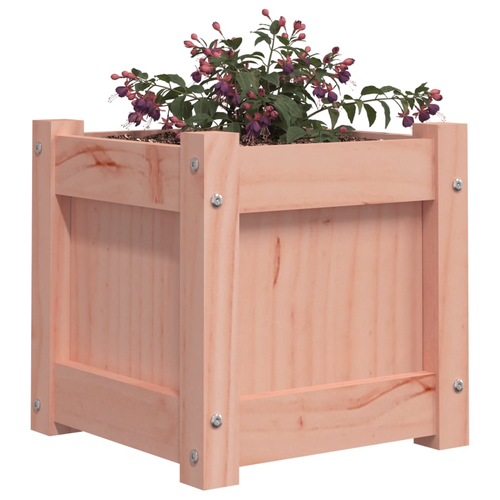 Jardinera madera maciza de abeto Douglas 31x31x31 cm vidaXL