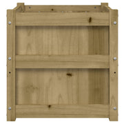 Jardinière en bois de pin massif imprégné 50x50x50 cm v9748 - Vetonek