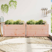 Jardineras de jardín 2 unidades madera maciza douglas v9908 - Vetonek