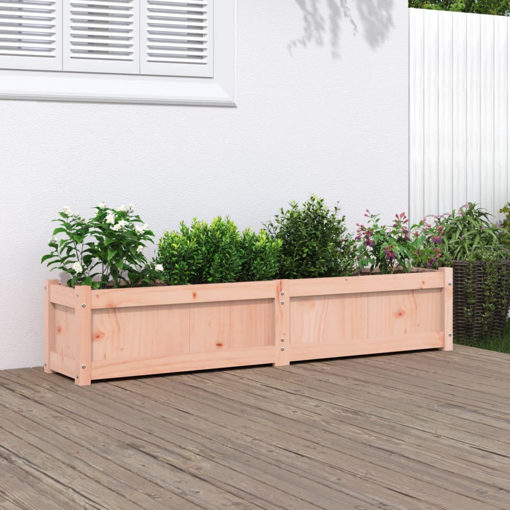 Jardinera madera maciza de abeto Douglas 150x31x31 cm vidaXL