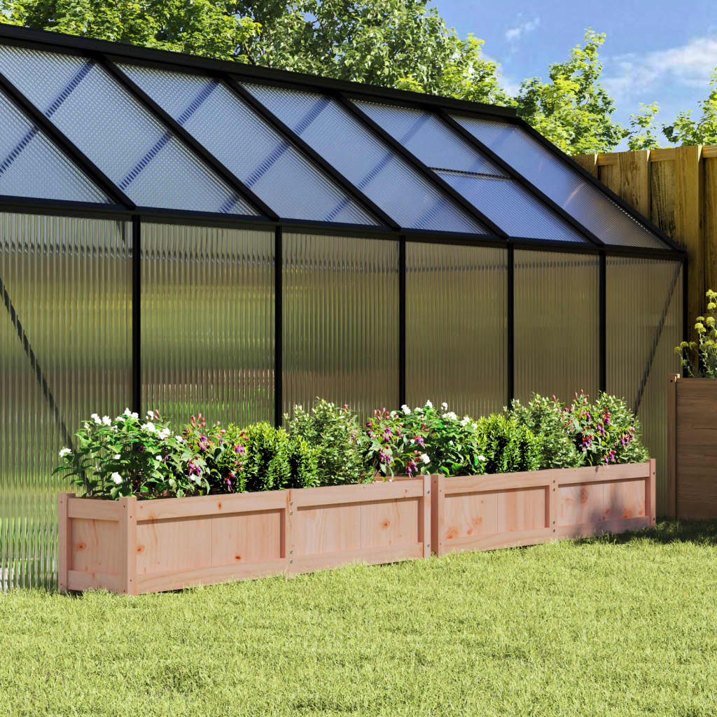 Jardineras de jardín 2 unidades madera maciza douglas v9939 Vetonek