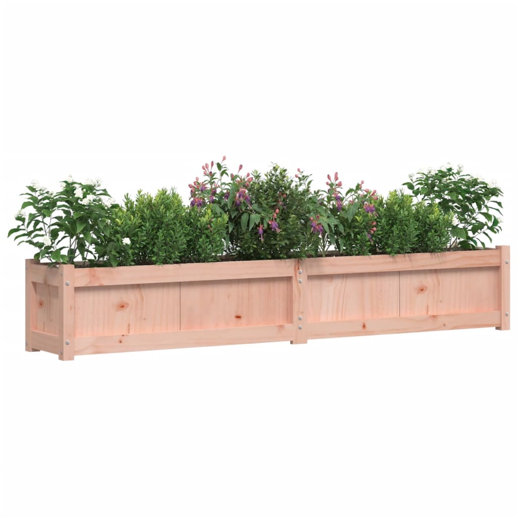 Jardinera de madera maciza Douglas 180x31x31 cm vidaXL