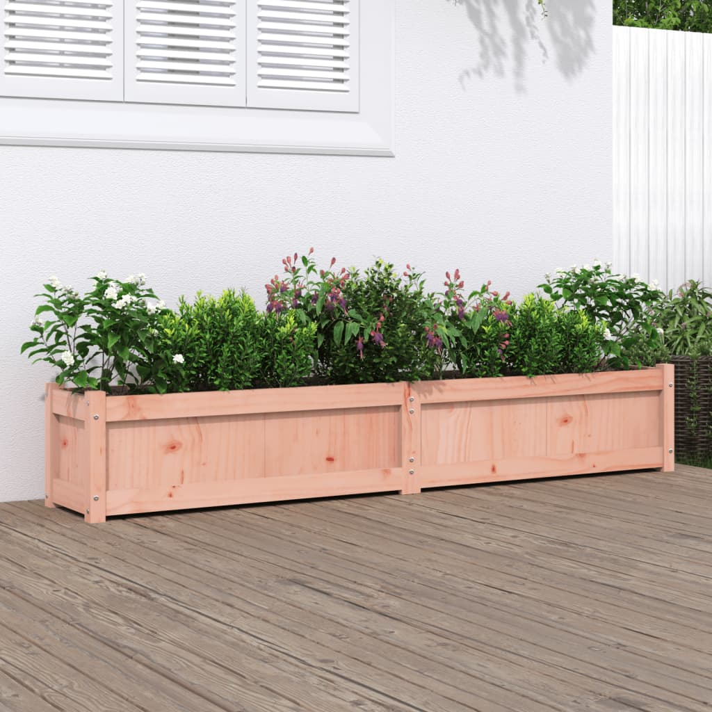 Vetonek Jardinera de madera maciza Douglas 180x31x31 cm