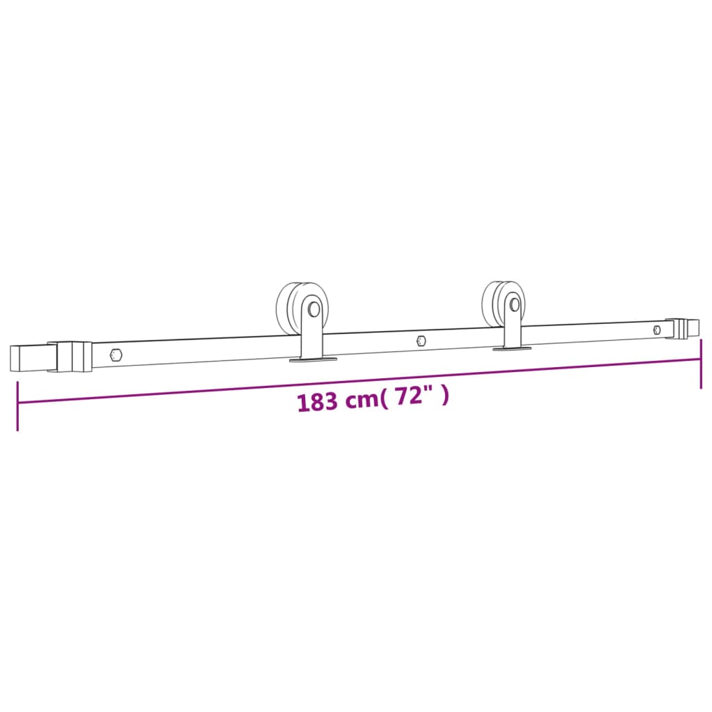 Puerta corredera con herrajes madera maciza de pino 70x210 cm vidaXL