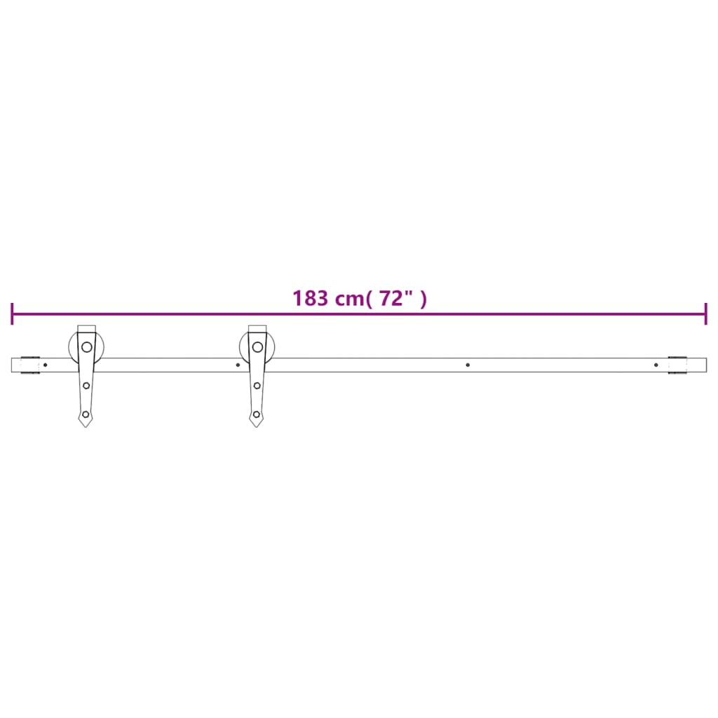 Puerta corredera con herrajes madera maciza de pino 70x210 cm vidaXL