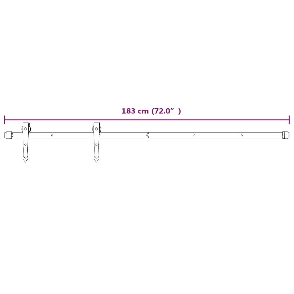 Puerta corredera con herrajes madera maciza de pino 70x210 cm vidaXL