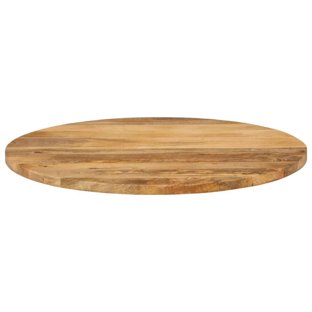 Tablero de mesa redondo madera maciza de mango Ø 70x2,5 cm