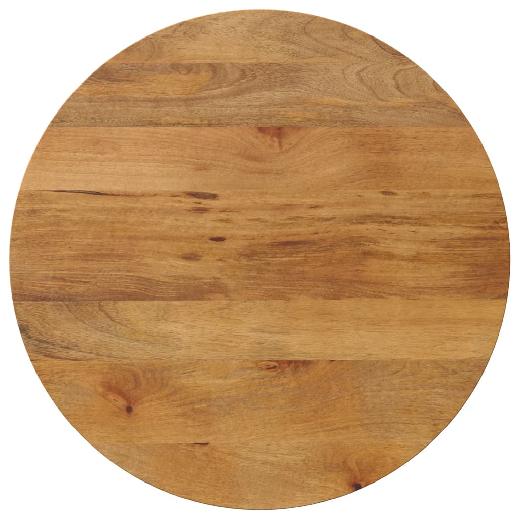 Vetonek Tablero de mesa redondo madera maciza de mango Ø 70x3,8 cm