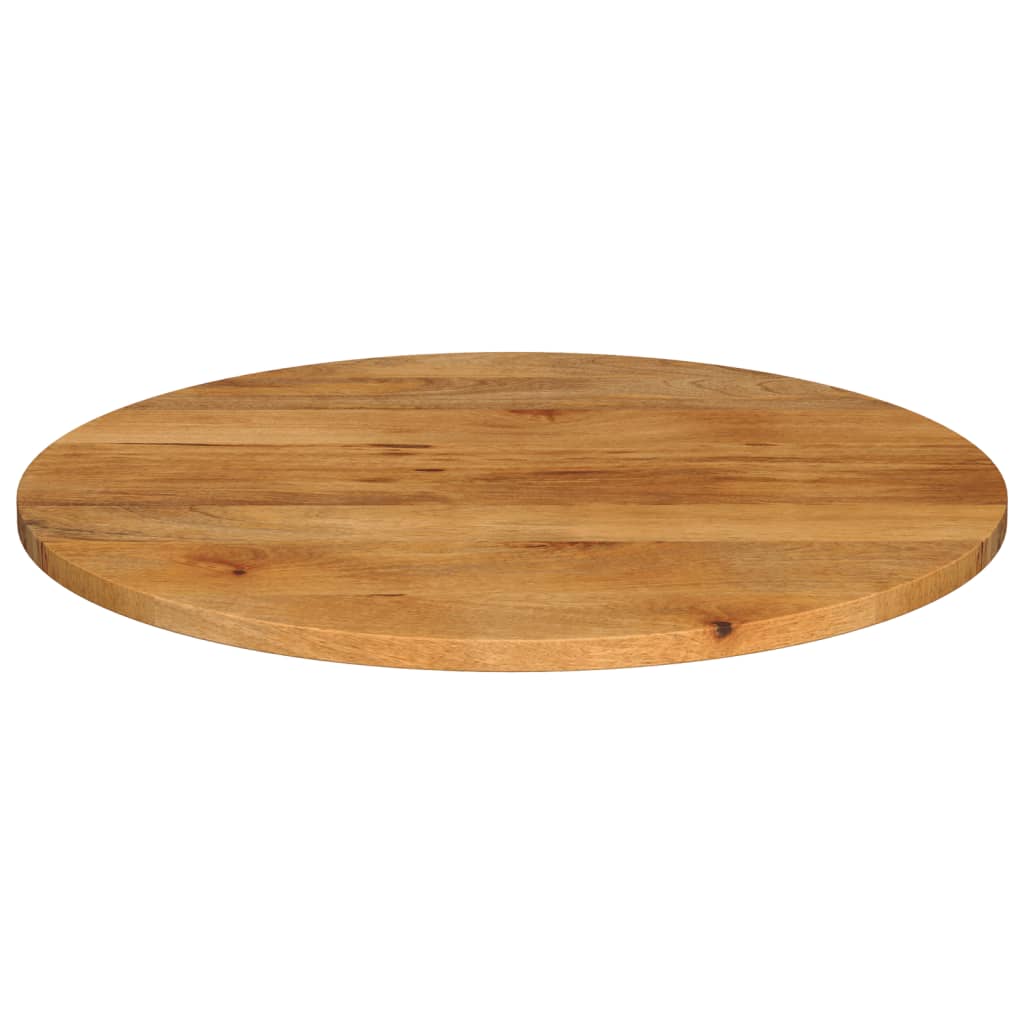 Tablero de mesa redondo madera maciza de mango Ø 80x3,8 cm