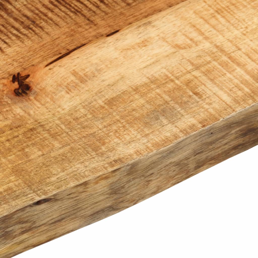 Plateau de table bord naturel bois de manguier massif 180x40x3,8 cm V1283 Vetonek