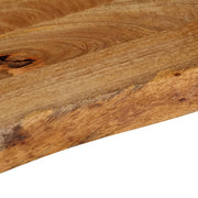 Plateau de table bord naturel bois de manguier massif 140x30x3,8 cm V2105 Vetonek