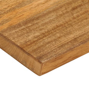 Plateau de table bord naturel bois de manguier massif 90x30x2,5 cm V2549 Vetonek