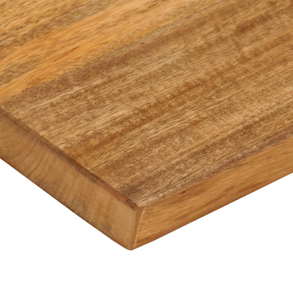 Plateau de table bord naturel bois de manguier massif 90x30x2,5 cm V2549 Vetonek