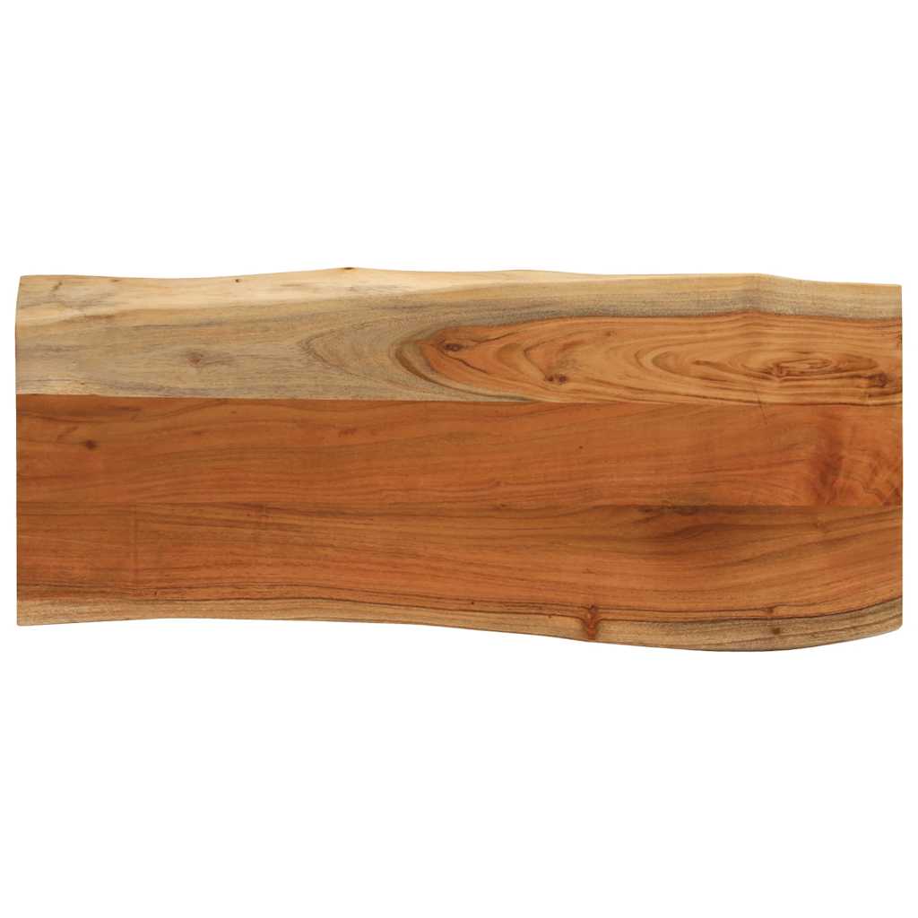 Tablero rectangular madera de acacia borde vivo 90x40x3,8 cm V3621 Vetonek