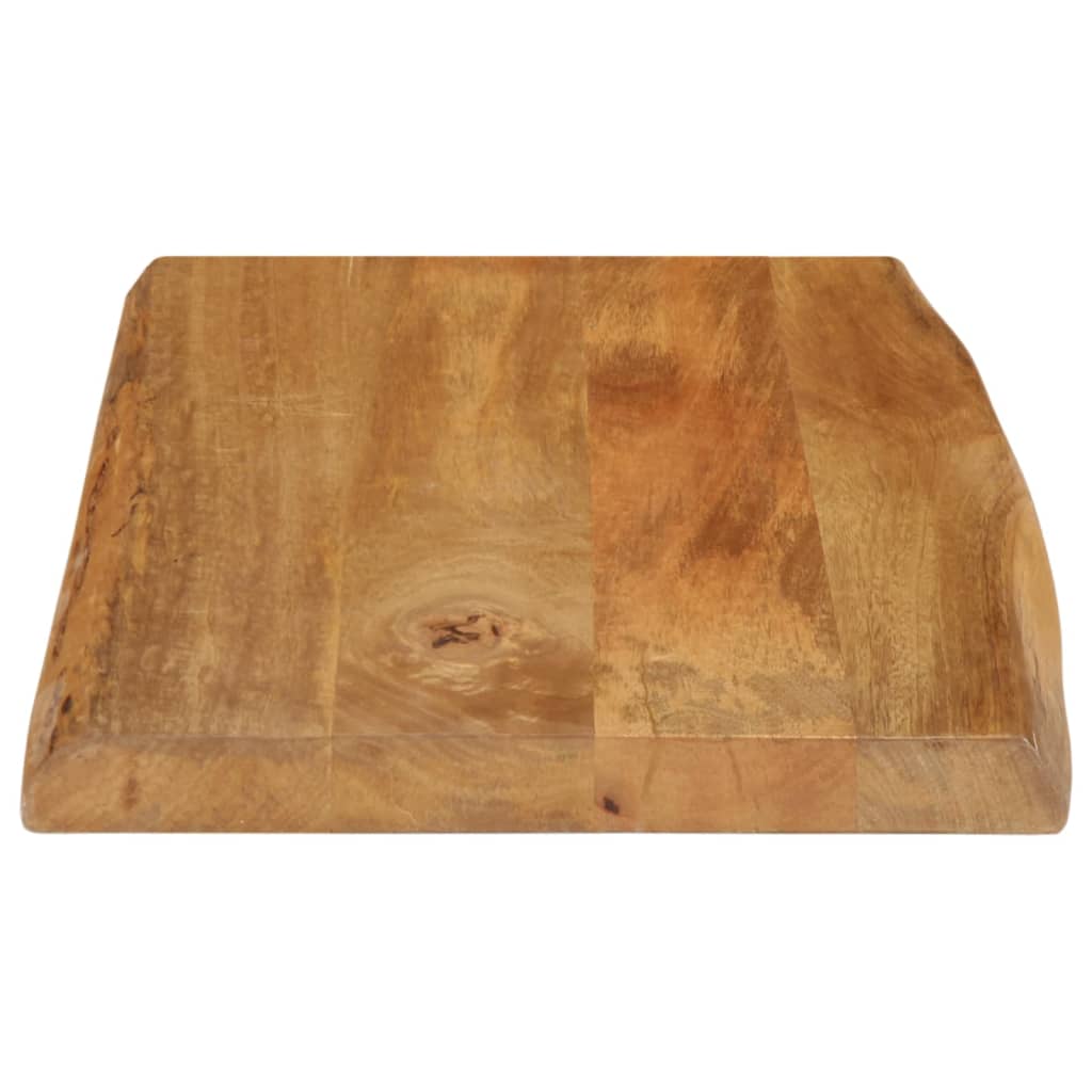 Plateau de table bord naturel bois de manguier massif 70x40x2,5 cm V4802 Vetonek