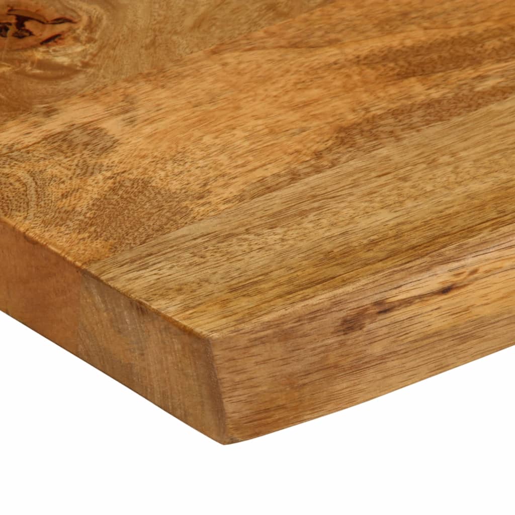 Plateau de table bord naturel bois de manguier massif 120x40x2,5 cm V4857 Vetonek
