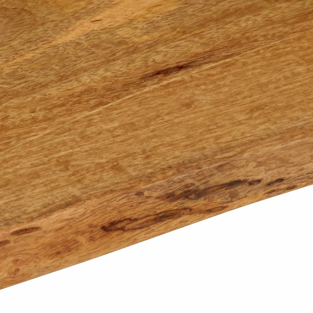 Plateau de table bord naturel bois de manguier massif 140x40x2,5 cm V4864 Vetonek