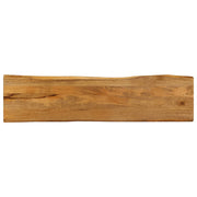 Plateau de table bord naturel bois de manguier massif 180x40x2,5 cm V4888 Vetonek