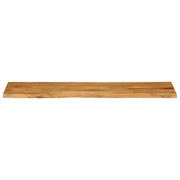 Plateau de table bord naturel bois de manguier massif 180x40x2,5 cm V4888 Vetonek