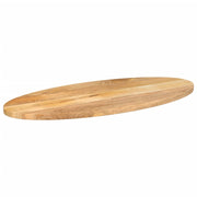 Plateau de table ovale en bois de manguier massif 80x40x2,5 cm V5656 Vetonek