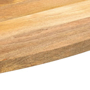 Plateau de table ovale en bois de manguier massif 80x40x2,5 cm V5656 Vetonek
